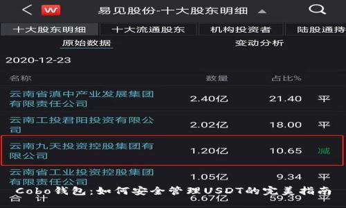 Cobo钱包：如何安全管理USDT的完美指南